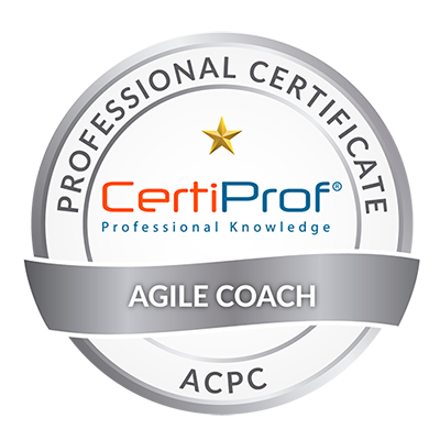 Insignia de certificación Agile Coach Professional Certificate